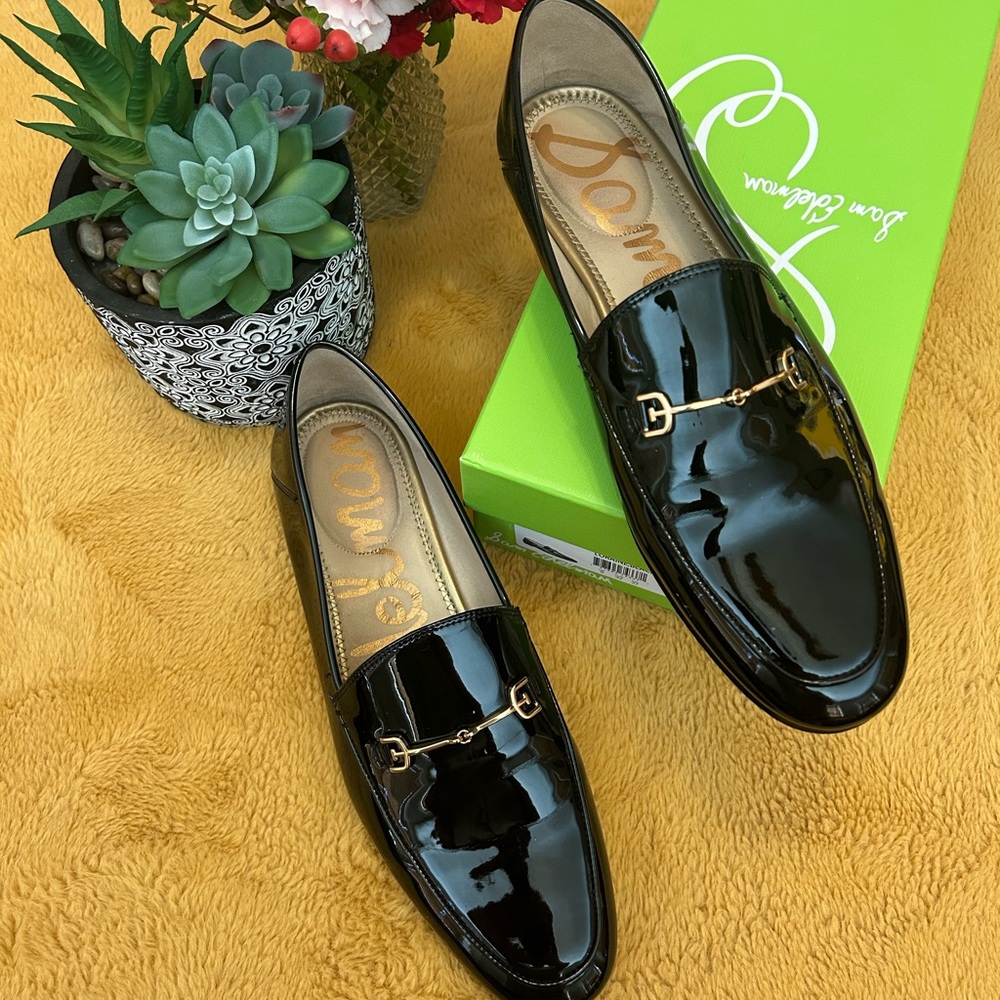 Women’s Sam Edelman black patent loafers size 11